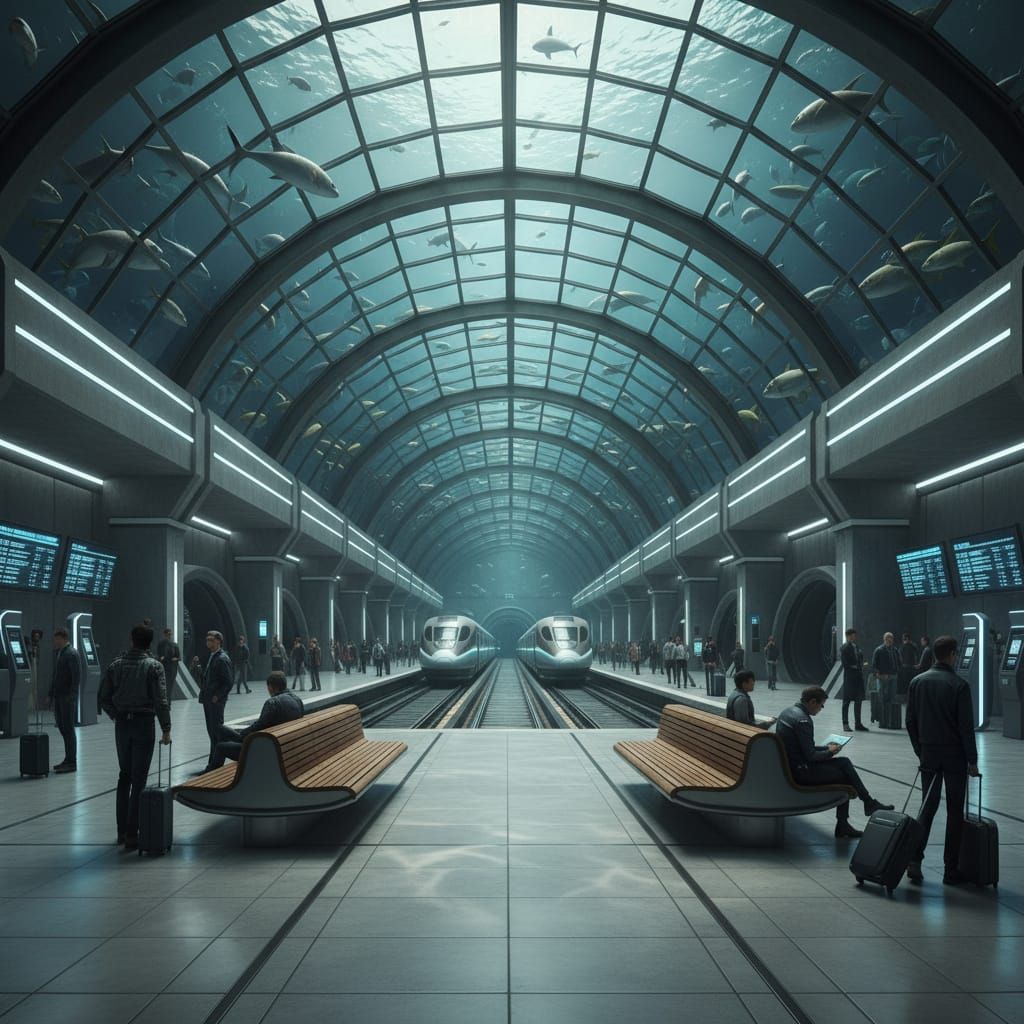 Underwater Train Station Hall in 2025