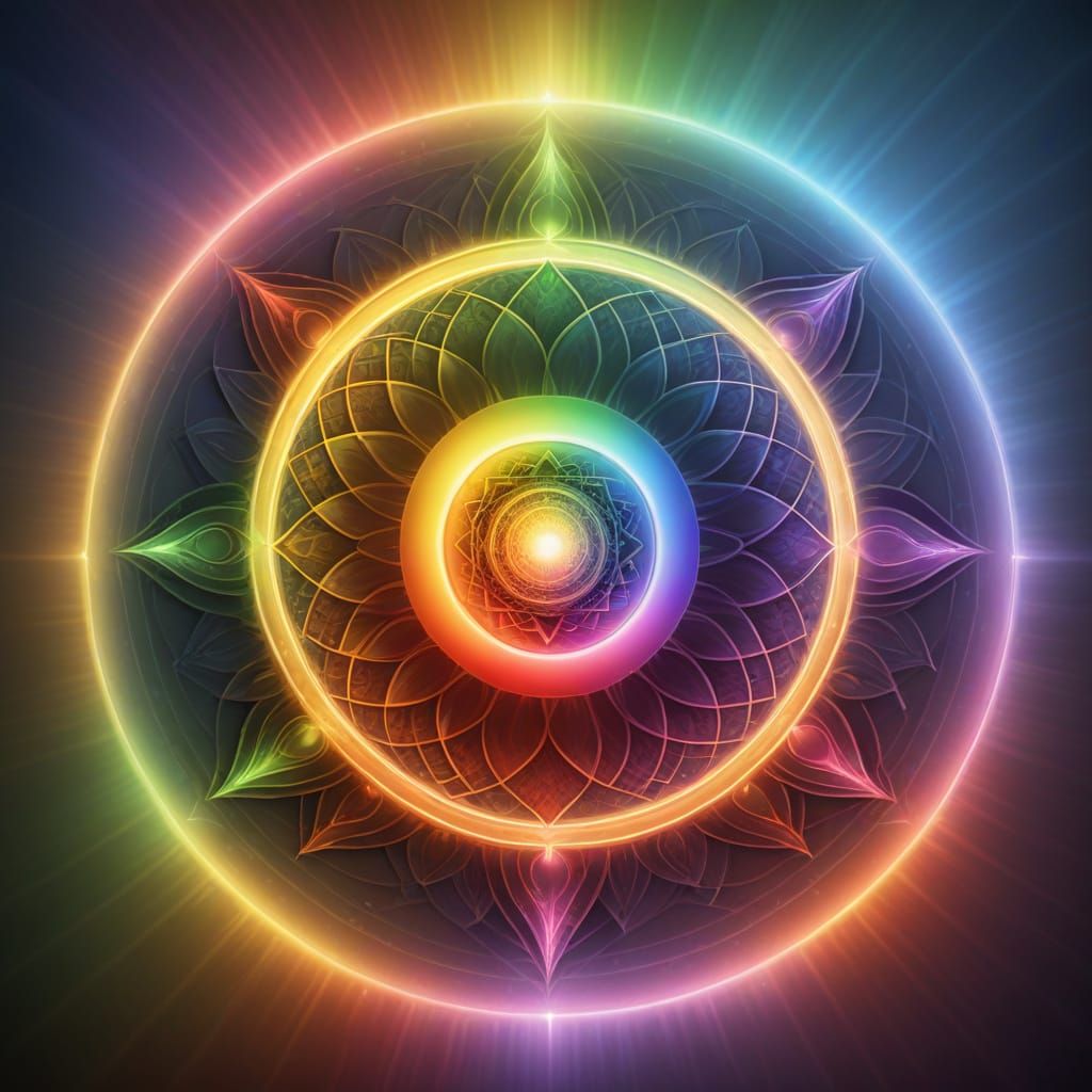 Spiritual Energy Alignment in Cosmic Light