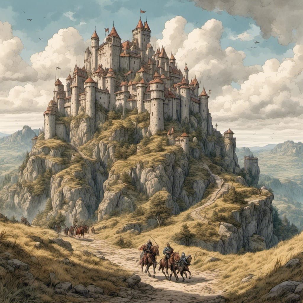 Cinematic Fantasy Figure on the Prowl