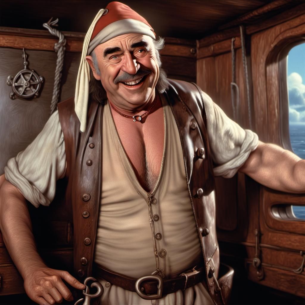 A vintage pirate