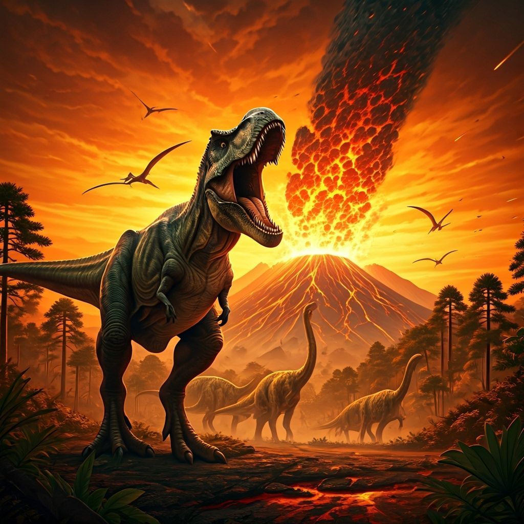 Dinosaur Extinction Event: Hyper-Realistic Asteroid Impact