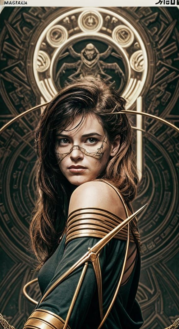 A Woman with Snake-Haired Serpents, Bound in Stone