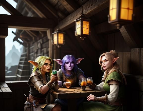 Goblins at the Tavern: A 3D Game Cinematic