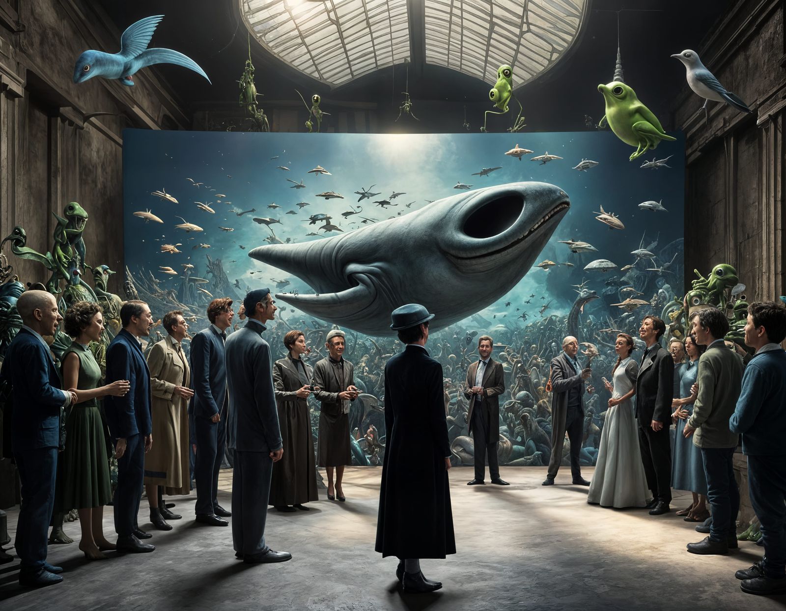 after conquering the human race, 'The Divine Slug' revels in...