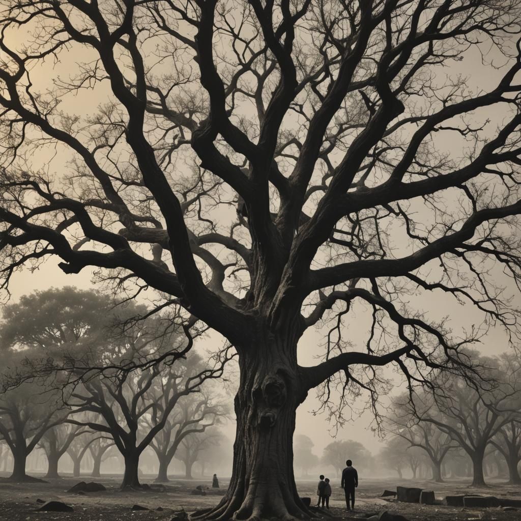 Mystical Tree of Time: Fantasy Concept Art