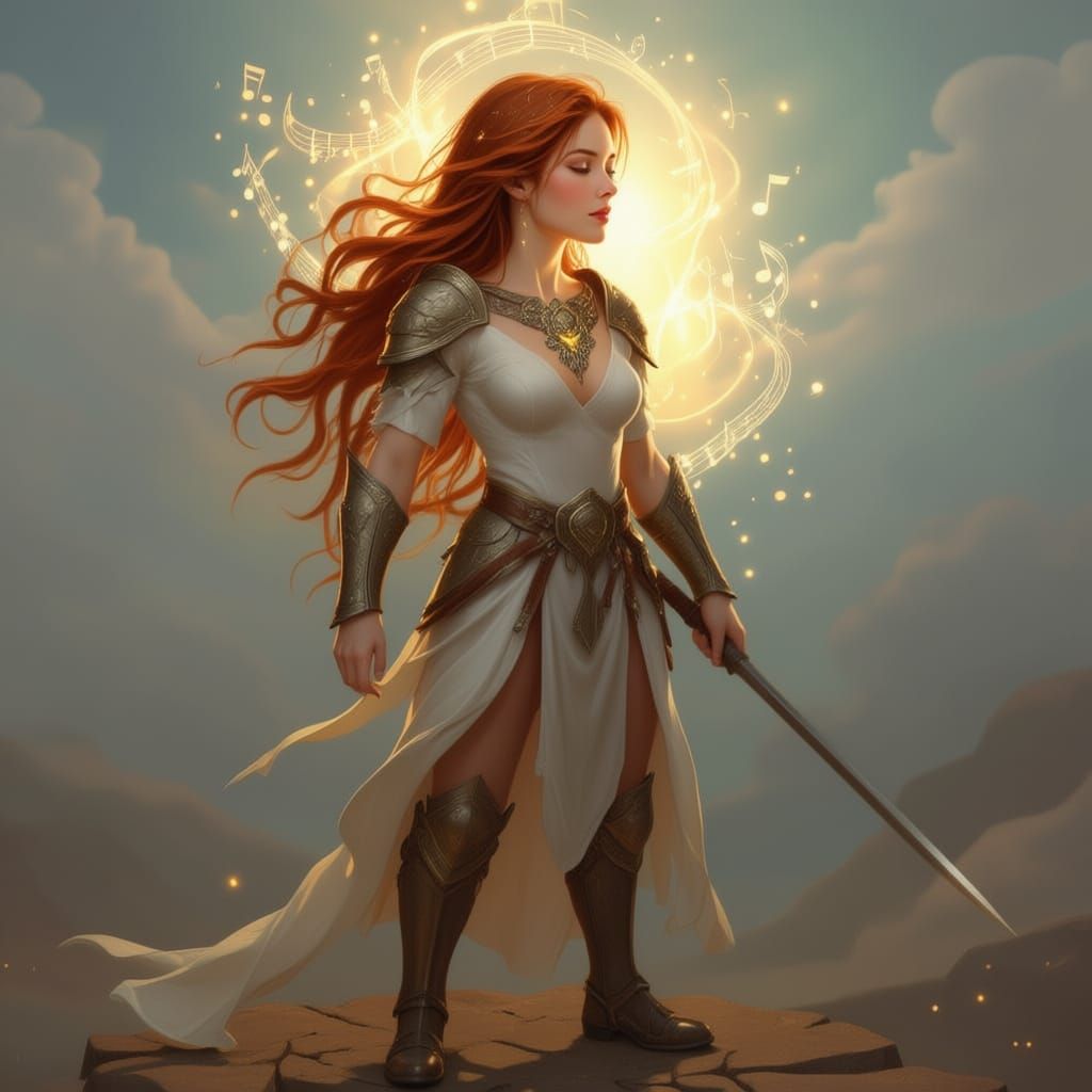 Woman's Transparent Face Revealing Inner Thoughts of Love an...