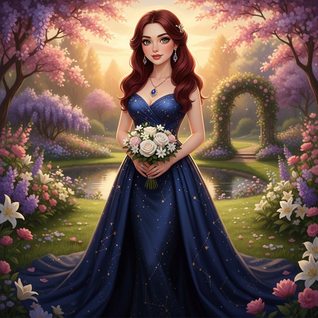 Gorgeous Woman Portrait in Detailed Artistic Style