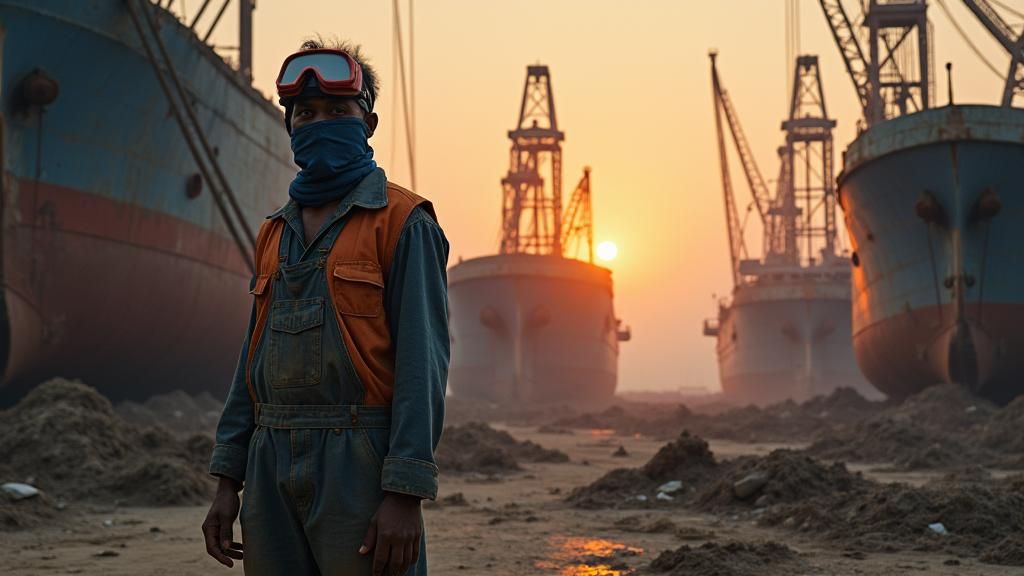 Shipbreaker in Steel Graveyard: Cinematic Realism