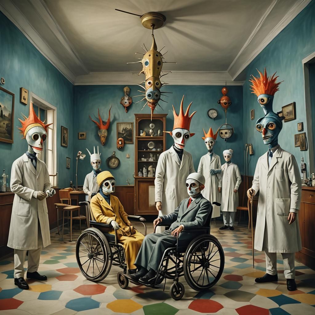 Surreal Creatures in Hospital of Souls