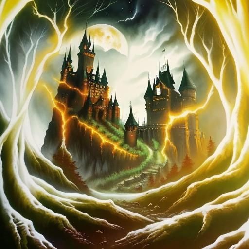 Dracula's Castle: Occult Rituals in Gothic Horror Style