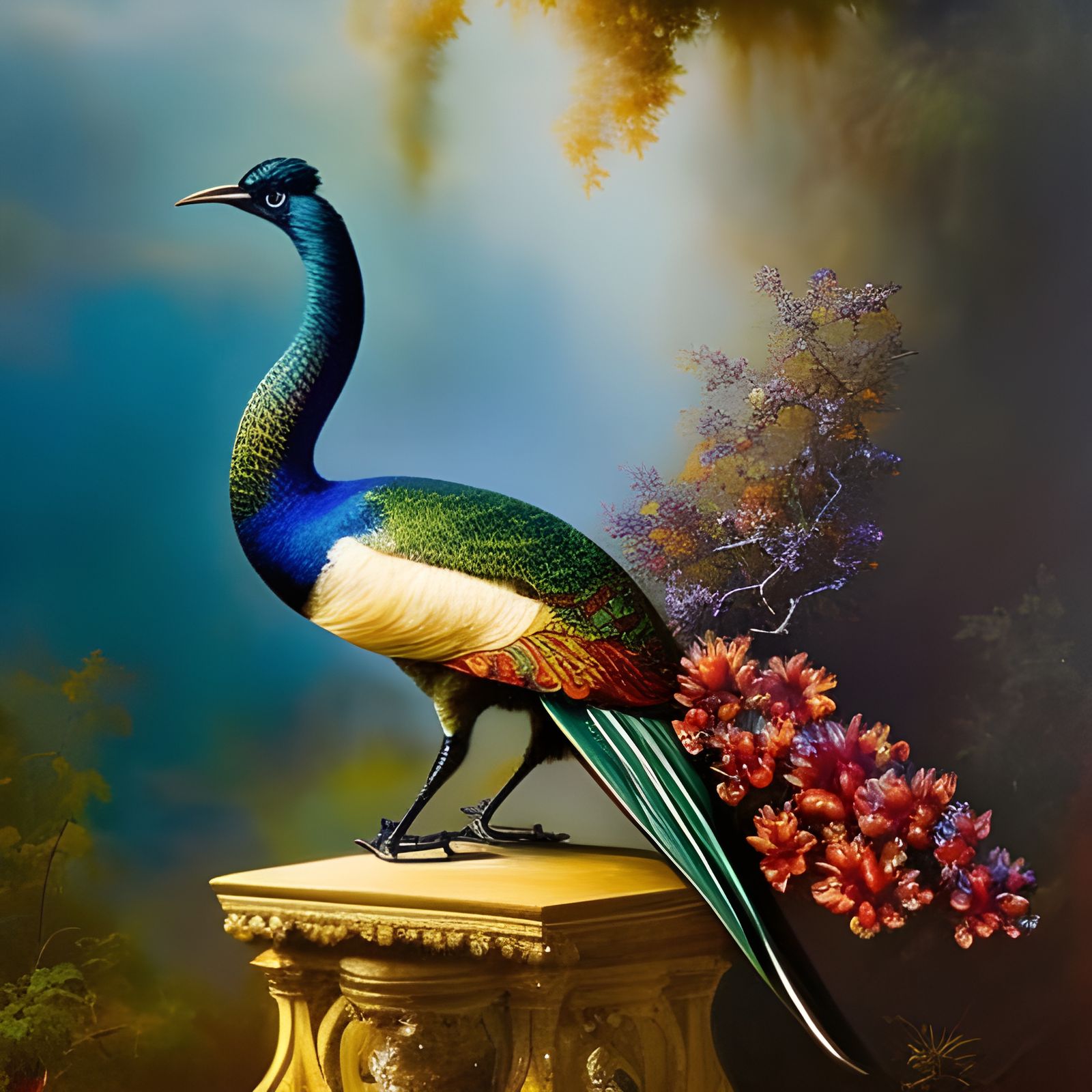 Baroque Peacock