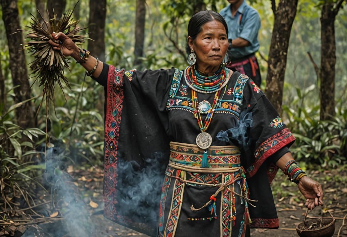 Shipibo Curandera Amazone rainforest Peru (Part1)
