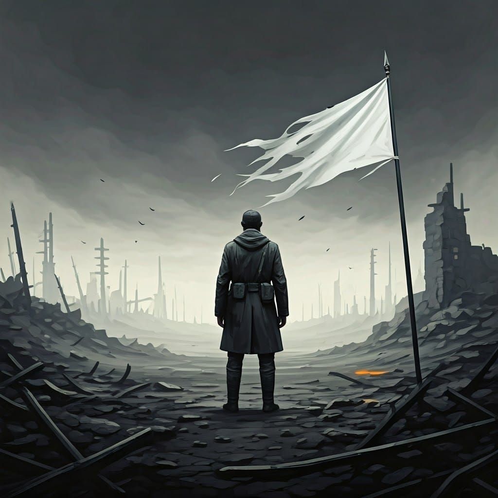 Desolate Armistice: A Gritty War Landscape