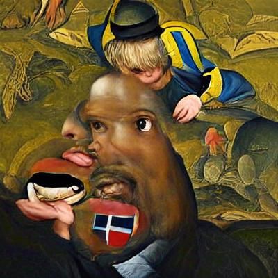 Renaissance Painting: Political Discussion Between Two Men