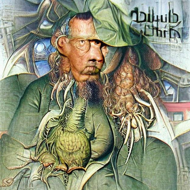 Cthulhu in the Style of Dürer Woodcut