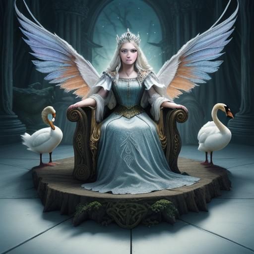 Fairy Tale Characters in Maximalist Digital Painting