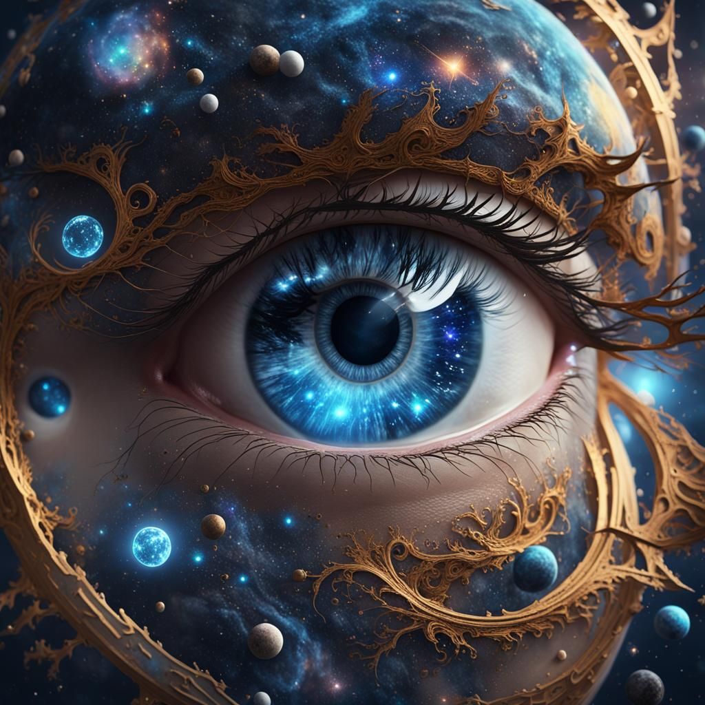 The Universe in a Woman's Eyes: Fantasy Art