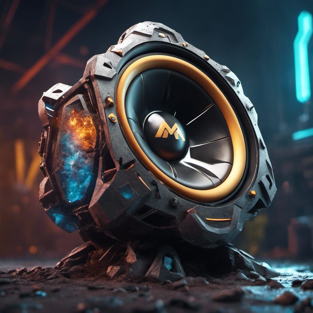 Hyperrealistic Mountain-Sized Subwoofer in Detailed Concept ...