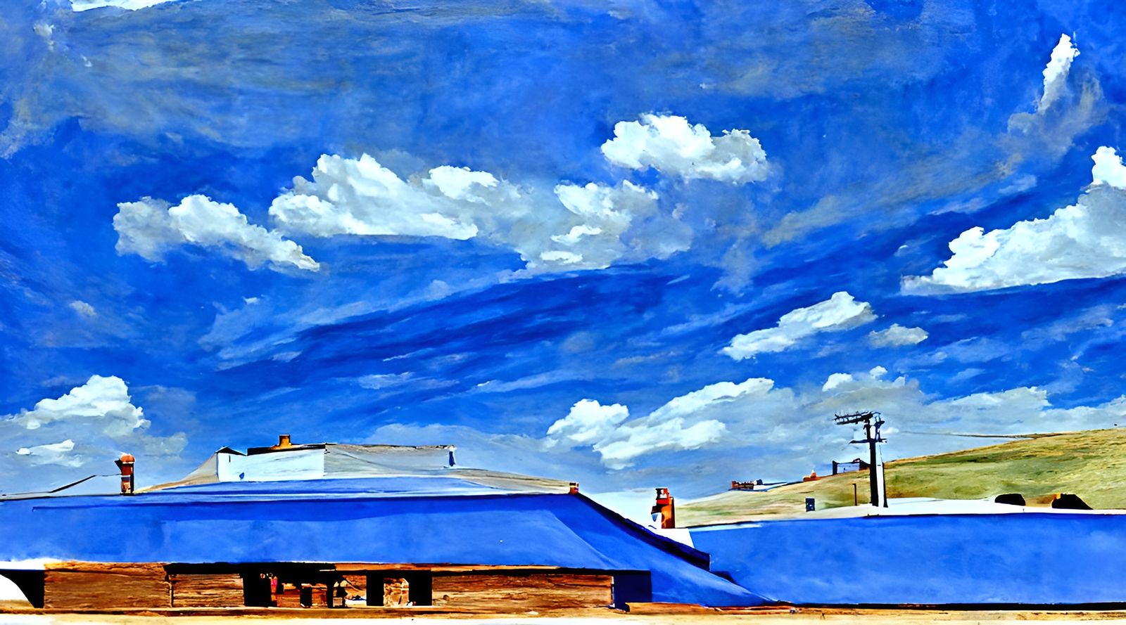 Kansas City Western Town in Hopper Style