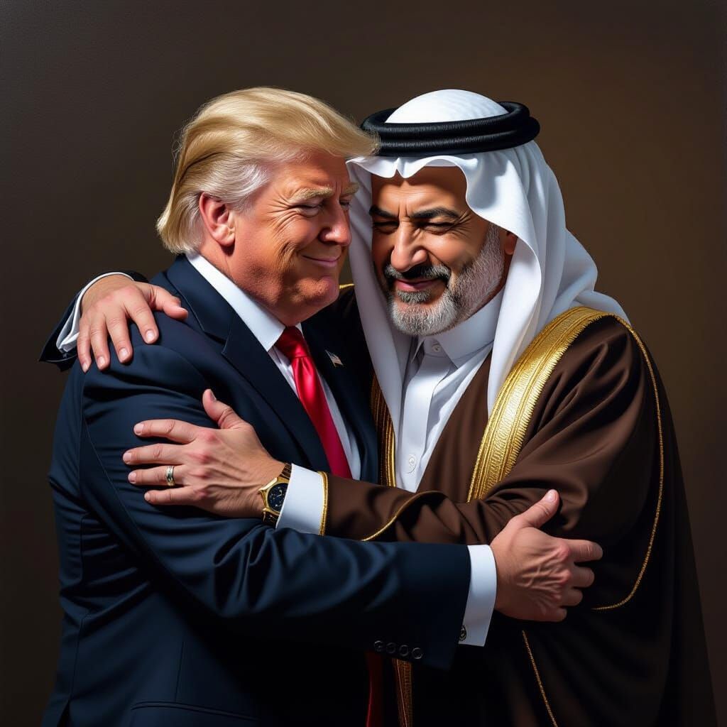 Political Leaders in Dramatic Studio Portrait