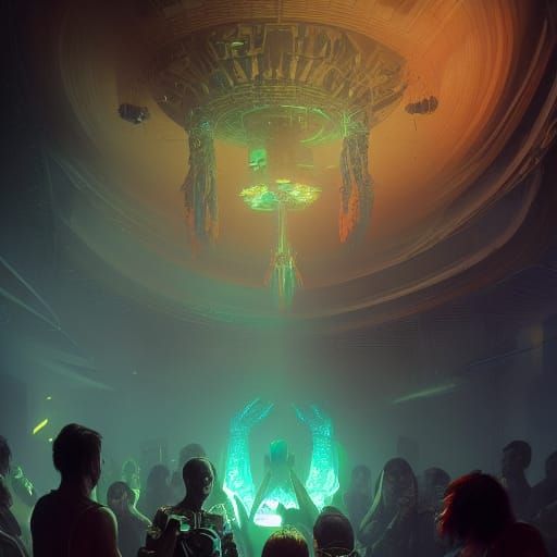 Gay Alien Disco: Dark Fantasy Concept Art