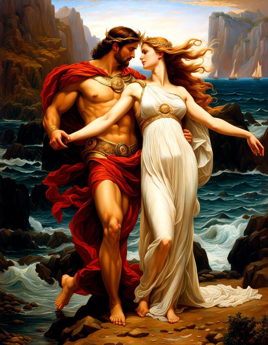 The Lovers : Ares and Aphrodite