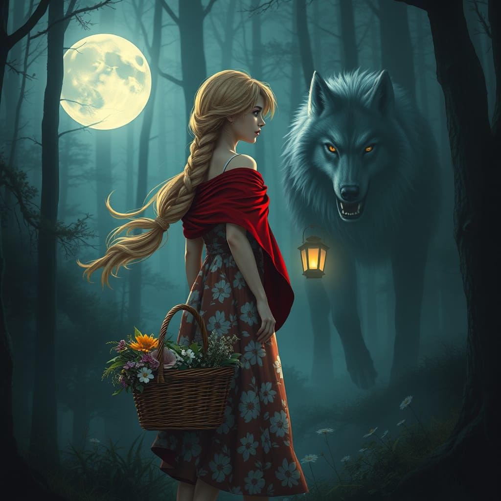 Ethereal Summer Siren Meets the Werewolf of the Moonlit Fore...