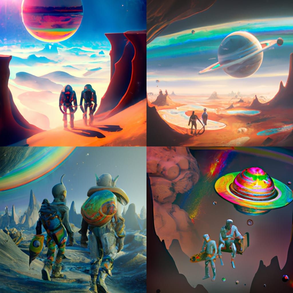 Gay Men's Space Travel: Fantasy Art