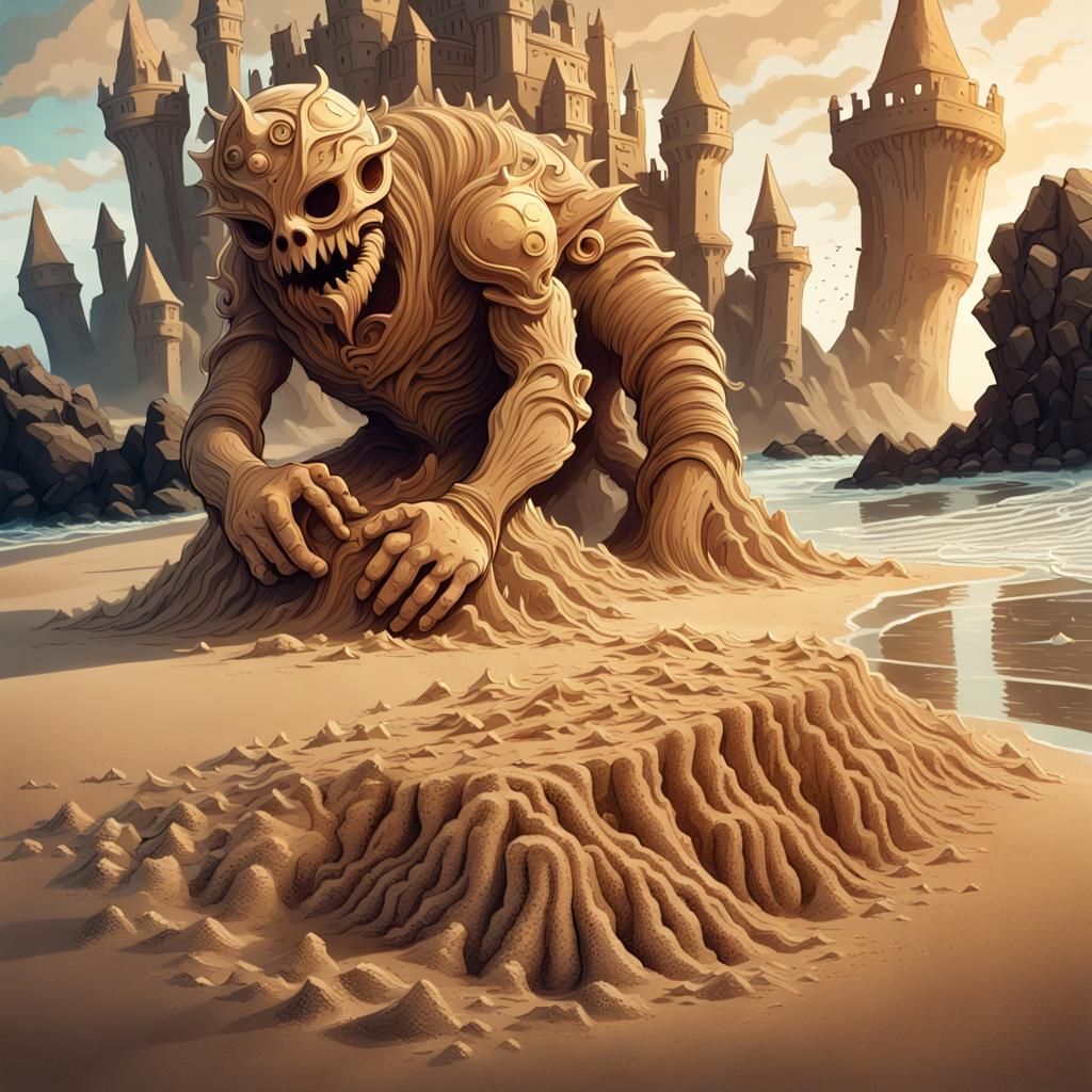 Monster Sand Castle
