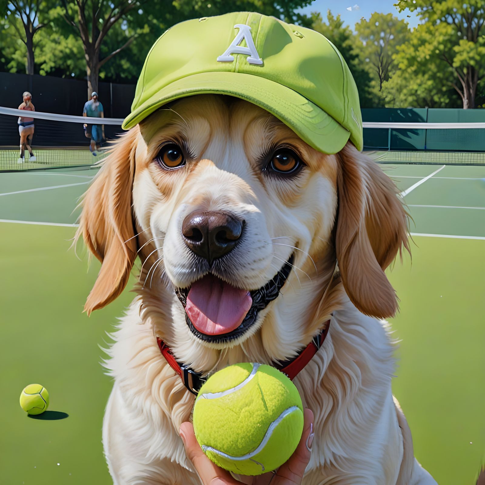 Mystical Park Scene in a Hyperdetailed Metaphysical Style
