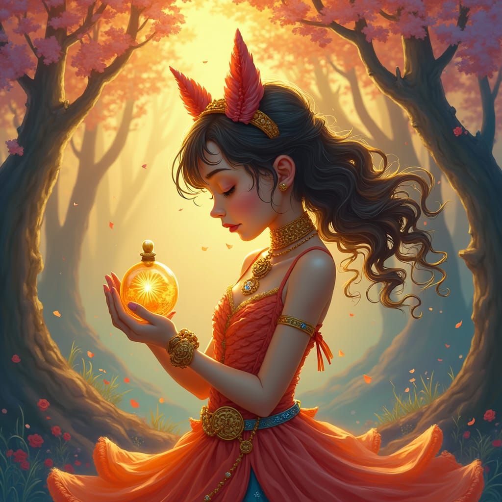 Rocxy's Golden Amulet in a Candyland Wonderland