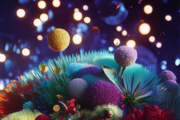 Detailed Mixed Media Collage Illustration in 16K