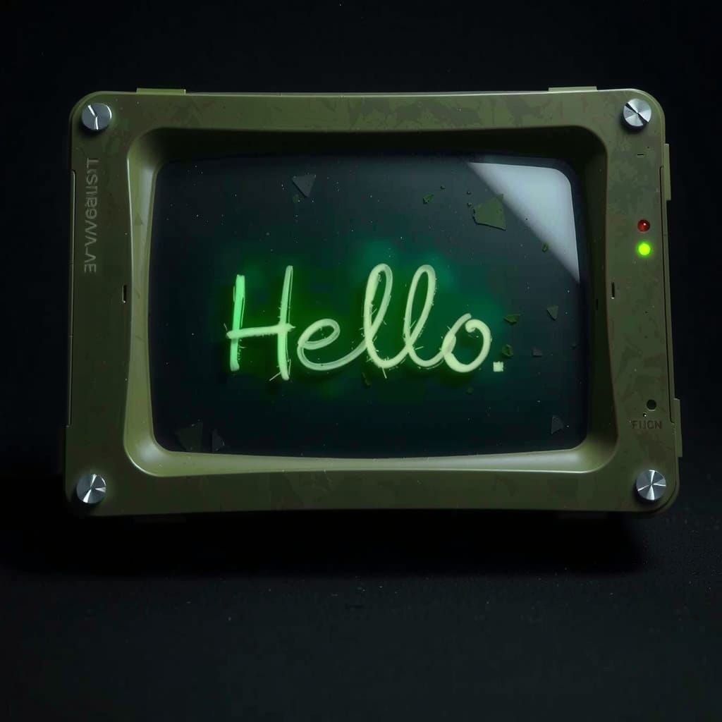 Abandoned Futuristic Tablet in Mossy Forest Clearing