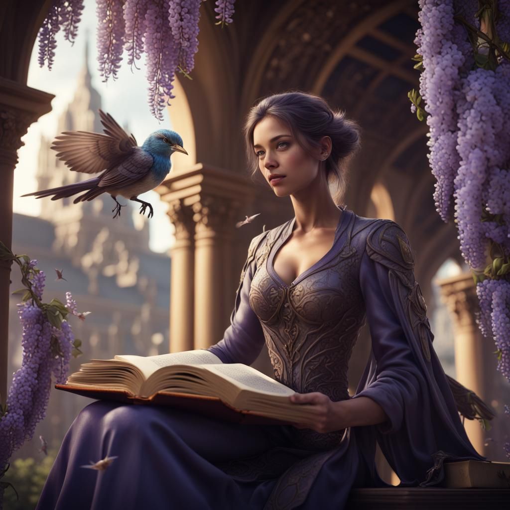 Fantasy Bookworm in Open Air Library