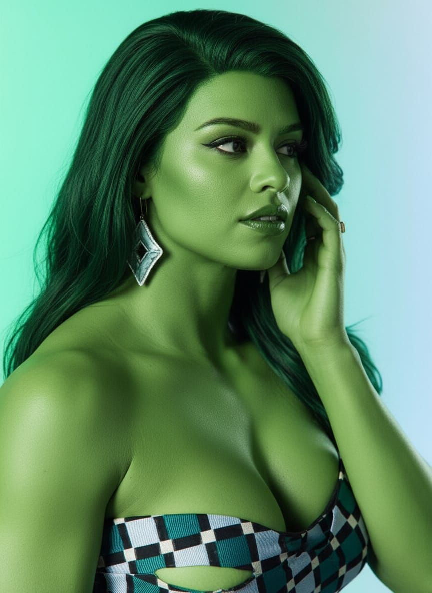 Amber Midthunder as She-Hulk in Cinematic Style