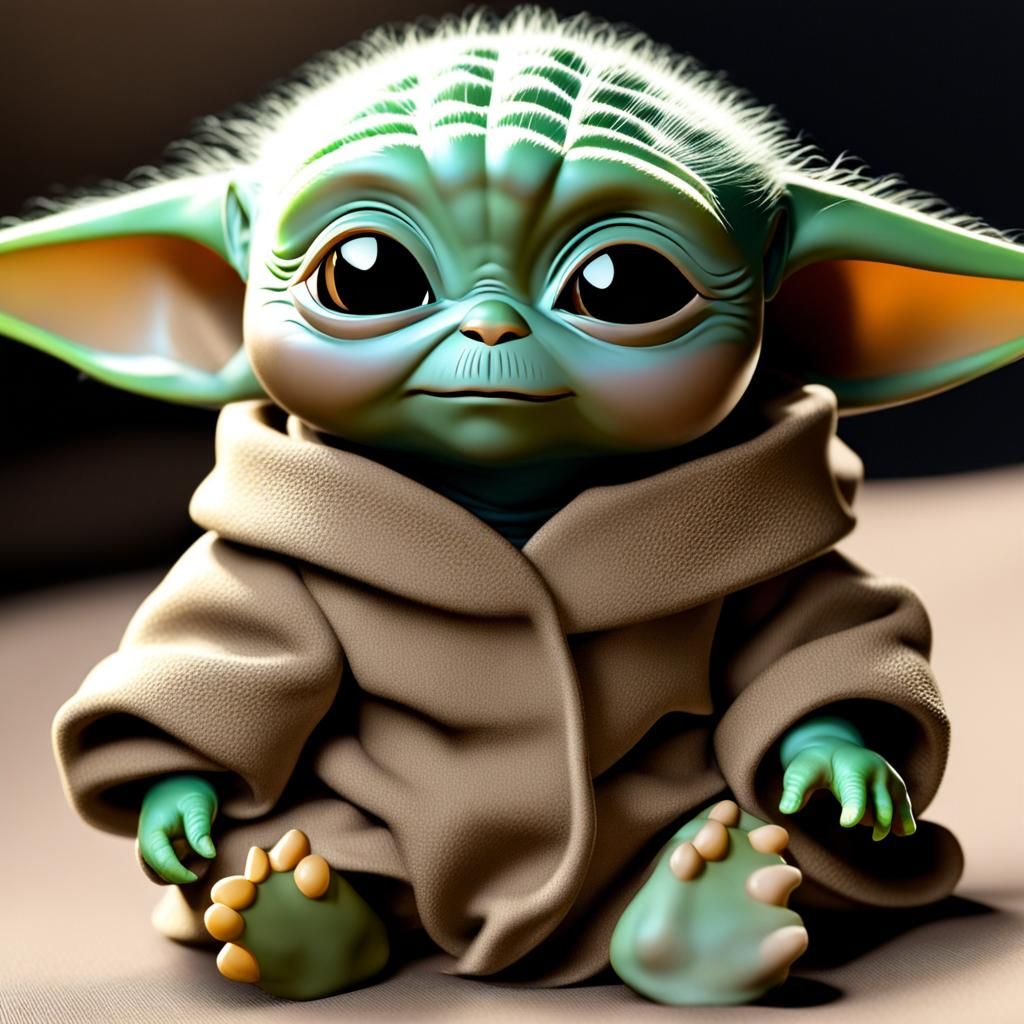 AI Generated Image of Baby Yoda