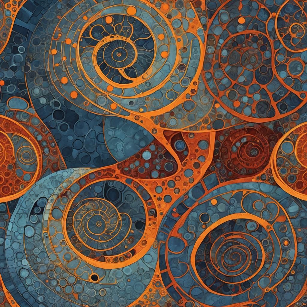 Abstract Time: A Four-Part AI-Generated Image Series