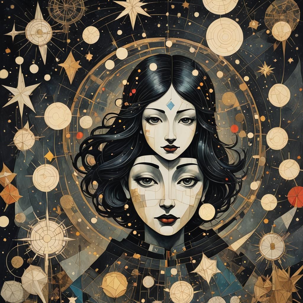 Surreal Fish Sculpture with Geometric and Pointillist Elemen...