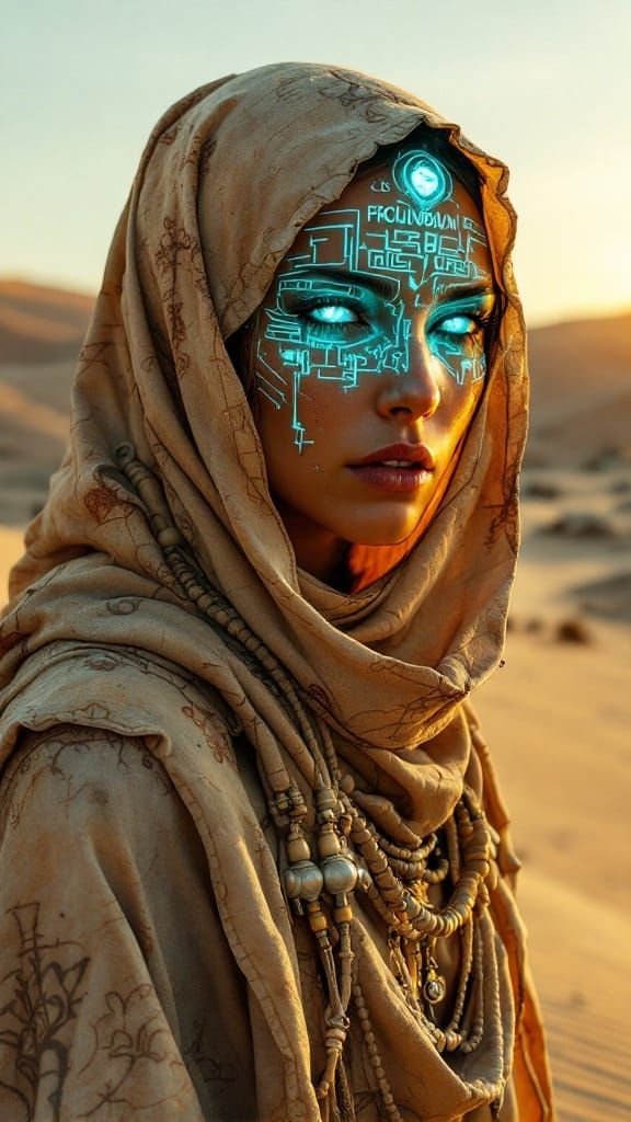 Nomadic Oracle in Post-Apocalyptic Futurism