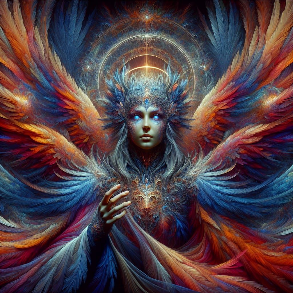 Archangel Uriel: A Fantasy Concept Art Matte Painting