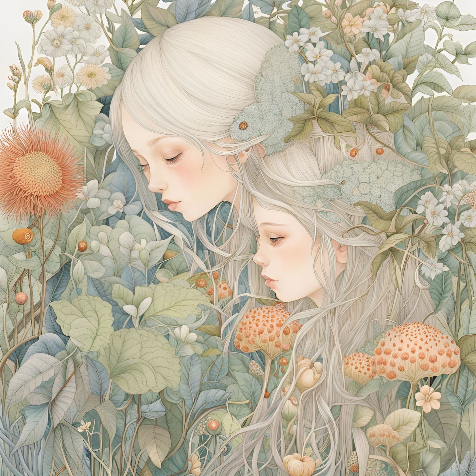 Botanical Illustration: Forest Flora and Fauna in Art Brut S...