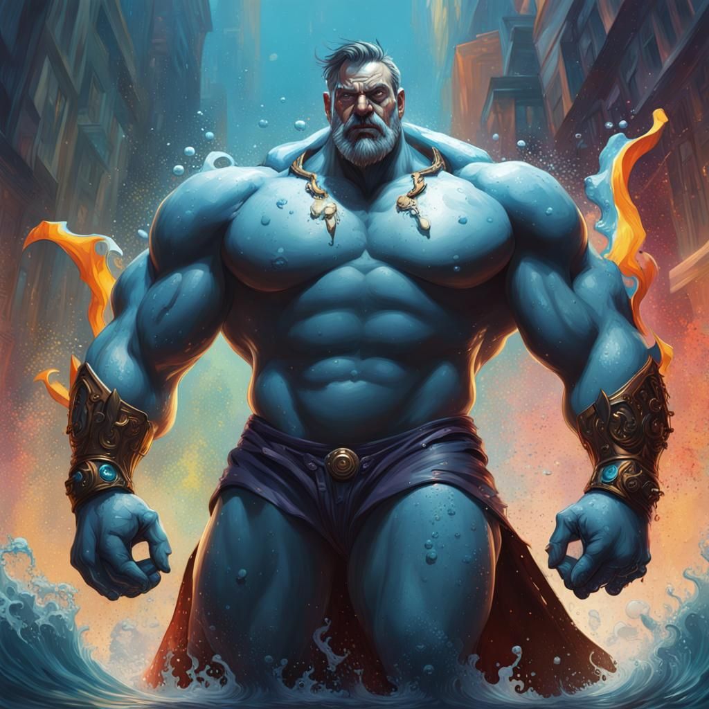 Hyperrealistic Portrait of Mister Gigantic