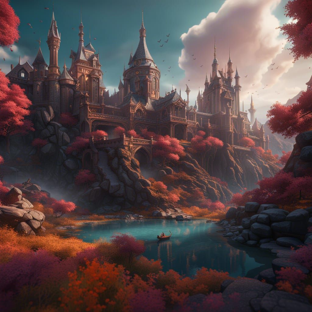 Fantastical Image of Low Self-Esteem in Matte Painting