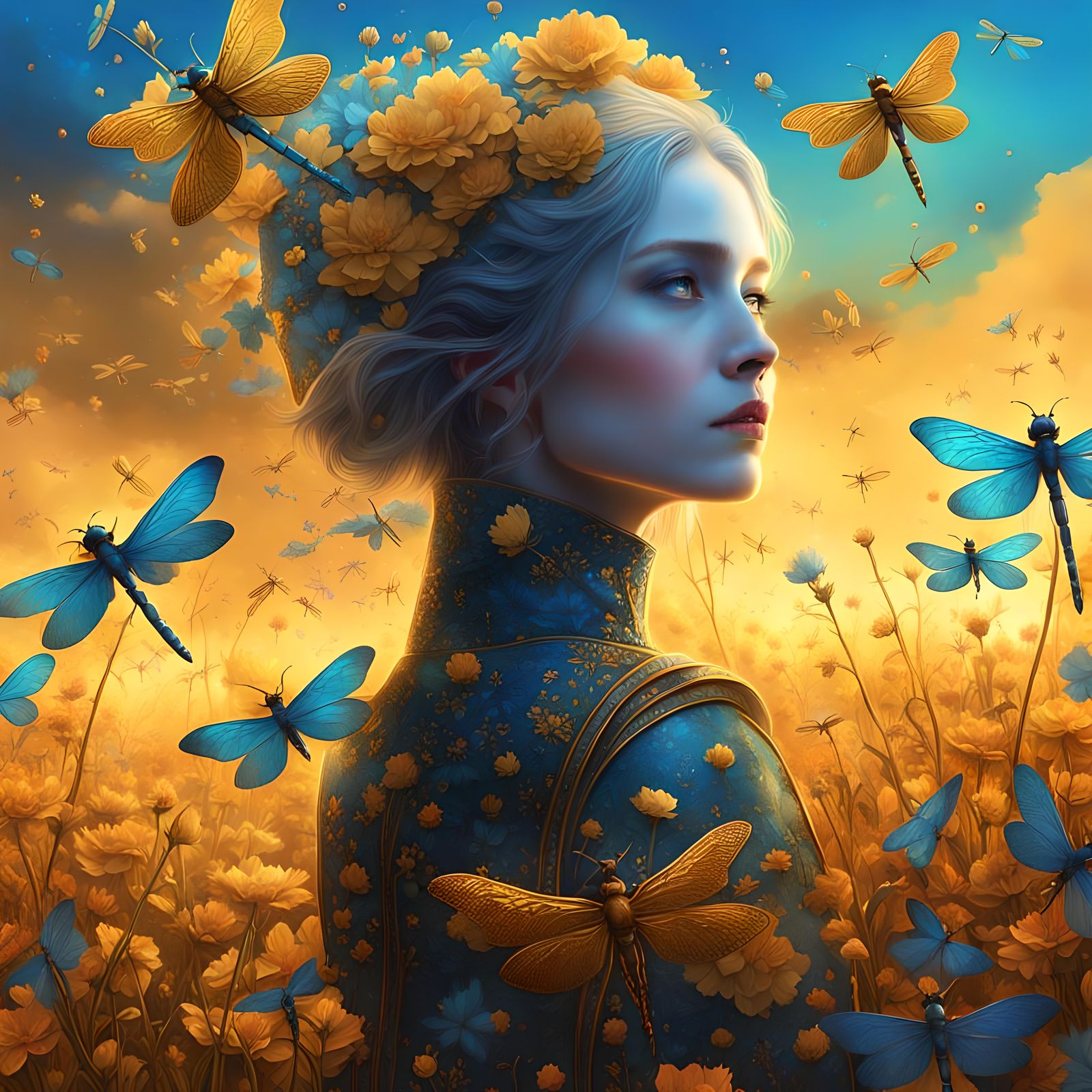 Soul in a Honeyed Landscape: Matte Painting