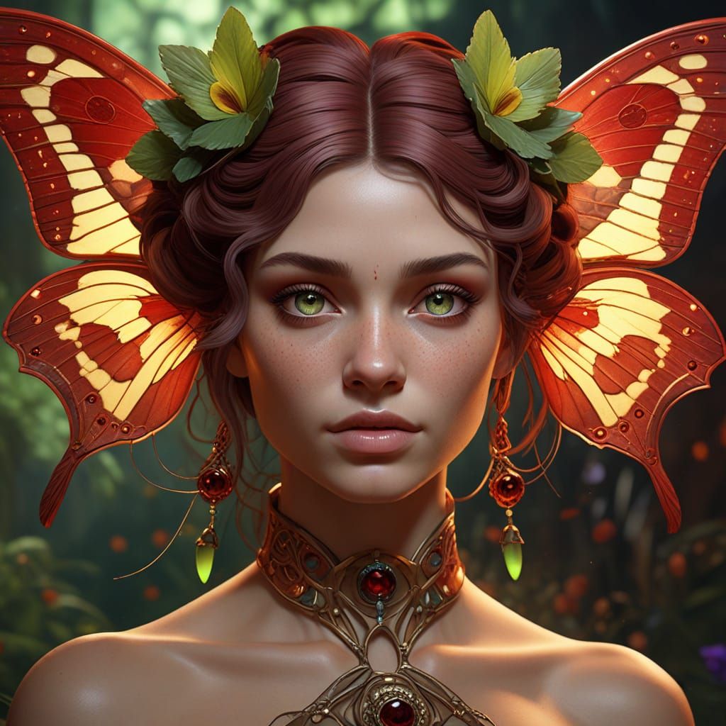 Hybrid Creature Portrait in Rutkowski Style