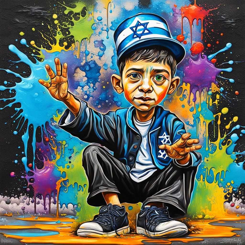 Jewish Boy's Graffiti Art Journey to Talmud Torah