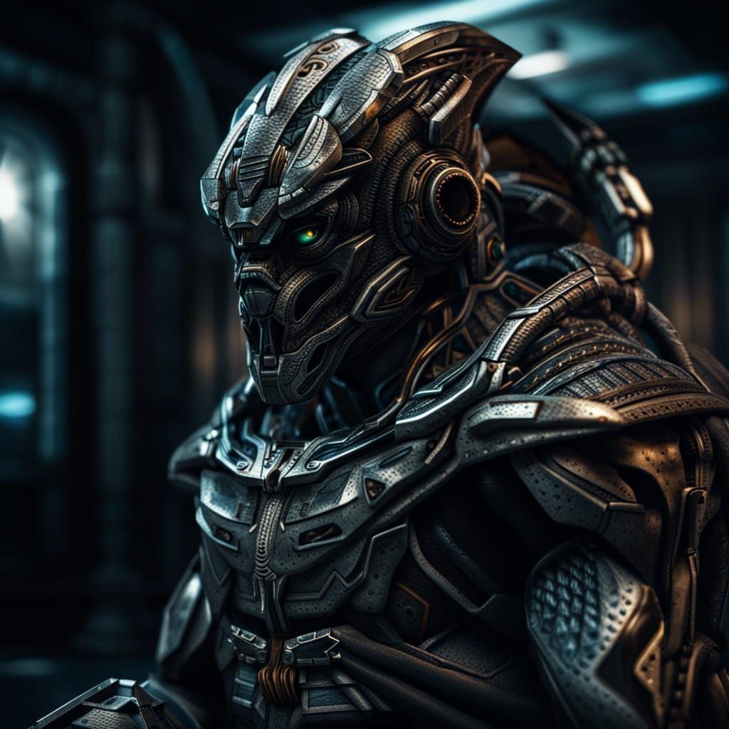 Hyperrealistic Protogen with Intricate Details