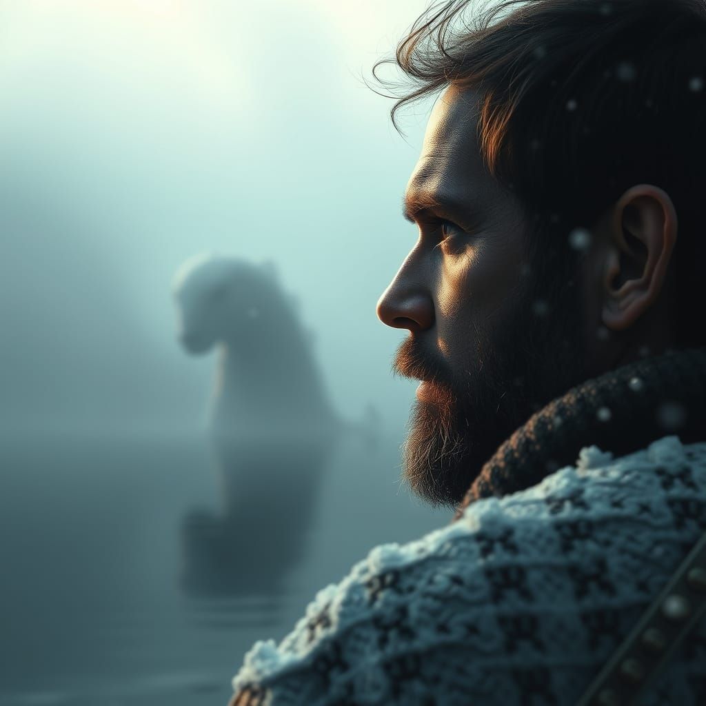 Loch Ness Monster Appears on Misty Morning