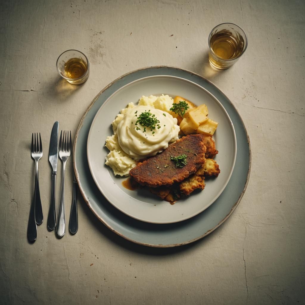 Milanese and Mashed Potatoes: Cinematic Still Life