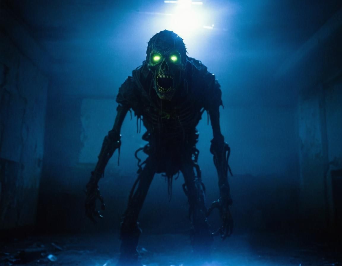 Haunting Dark Surrealism in Abandoned Asylum